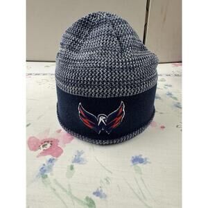 Washington Capitals Beanie Adult One Size Gray Knit Winter Hat Cap